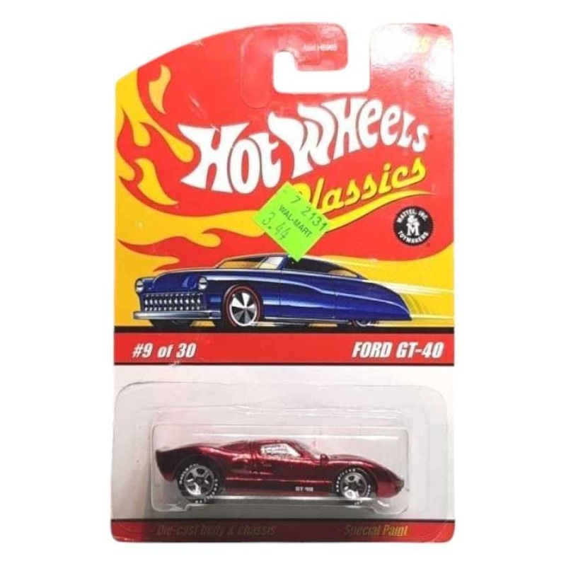 Exclusive Hotwheels Classic Ford gt -40