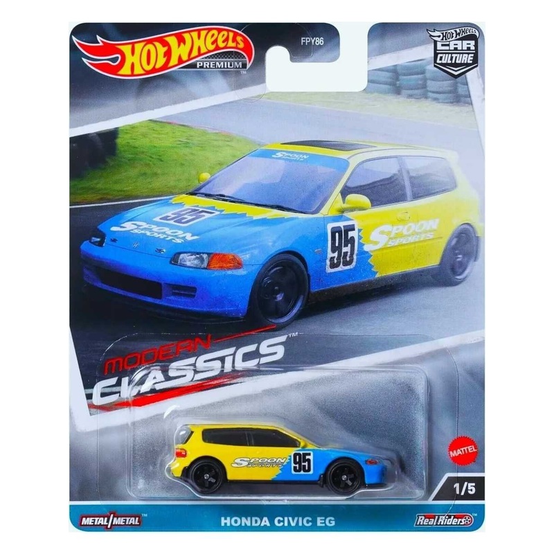 Exclusive Hotwheels Morden Classic Honda Civic EG