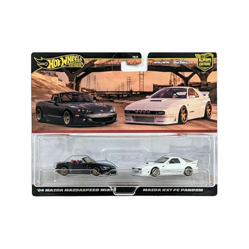 Hotwheels 2 pack 04 Mazda Mazdaspeed and Mazda rx7 fc pandem