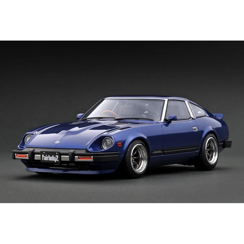 Ignition-Model Nissan Fairlady 280 Z S130 RHD Blue Metallic 1:18