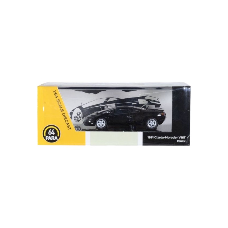 Para64 1991 Cizeta-Moroder V16T Black 1:64 Scale Diecast