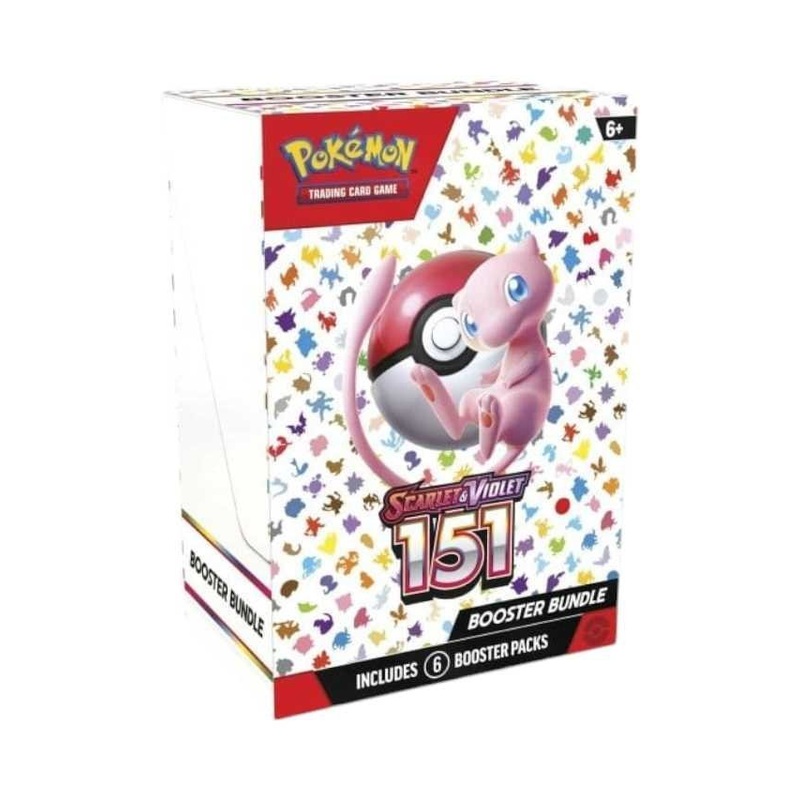 Pokemon Scarlet & Violet 151 Booster Bundle includes 6 booster packs (english)