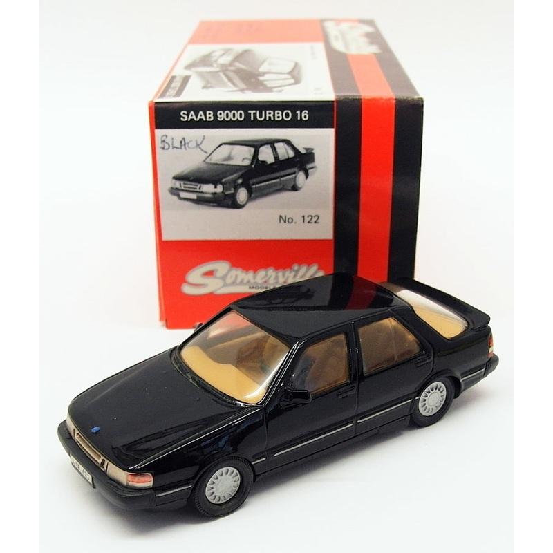 Somerville Models 1/43 Scale 122 - Saab 9000 Turbo 16 - Black