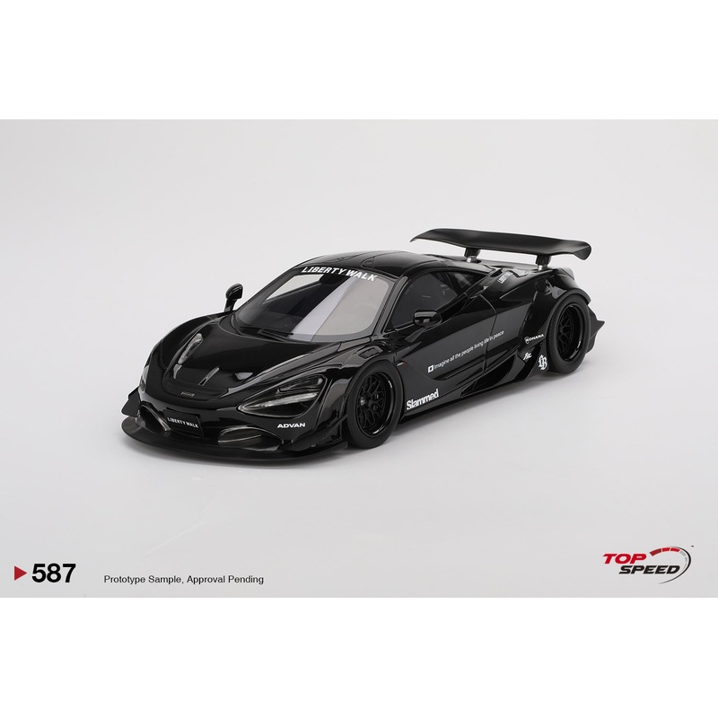 Topspeed Mclaren 720S LB-Works TAS 2024 Black 1:18