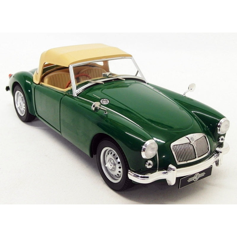 Triple 9 1/18 Scale Diecast T9-1800165 - MGA MKI Twin Cam Closed - Green