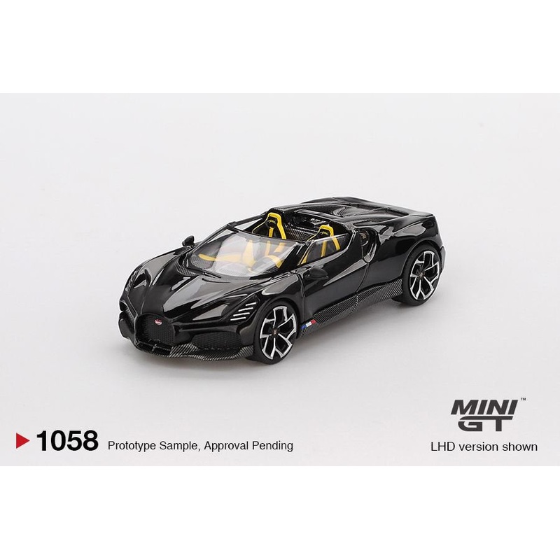 [ETA:  Dec 2025 ] Mini GT 1/64 Bugatti W16 Mistral Black
