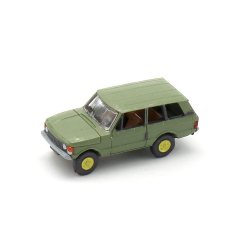Finished model Range Rover green