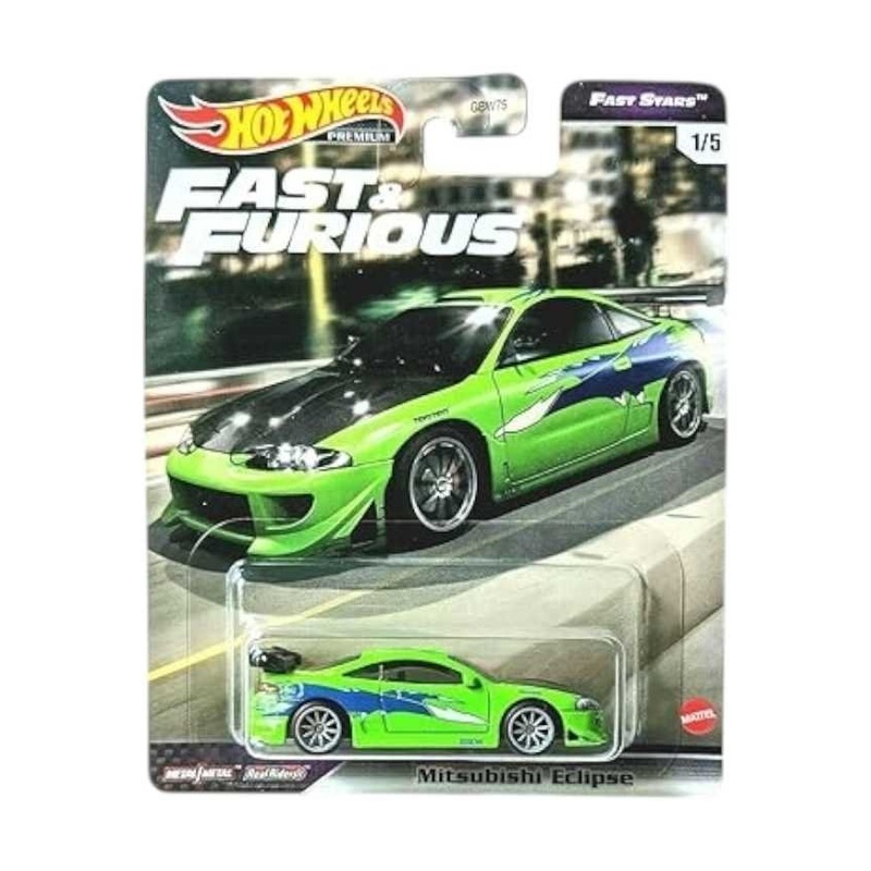Hot Wheels Premium Fast And Furious Mitsubishi Eclipse (Blister Damage)