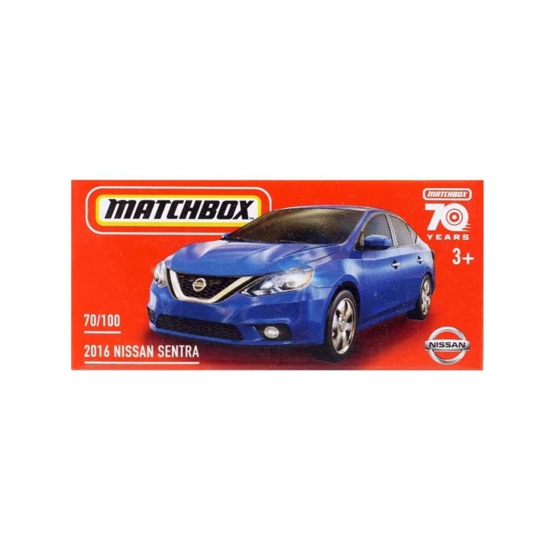 Matchbox 70 Years Anniversary 2016 Nissan Sentra Mainline 1:64 Scale