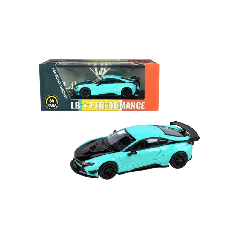 Para 64 LBWK x BMW i8 Premium Diecast 1:64 Scale (With Acrylic Case)