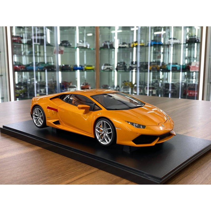 1/18 Diecast Metal Model  Lamborghini Huracn LP610-4 | AUTOart Signature | Full Opening | Orange Pearl