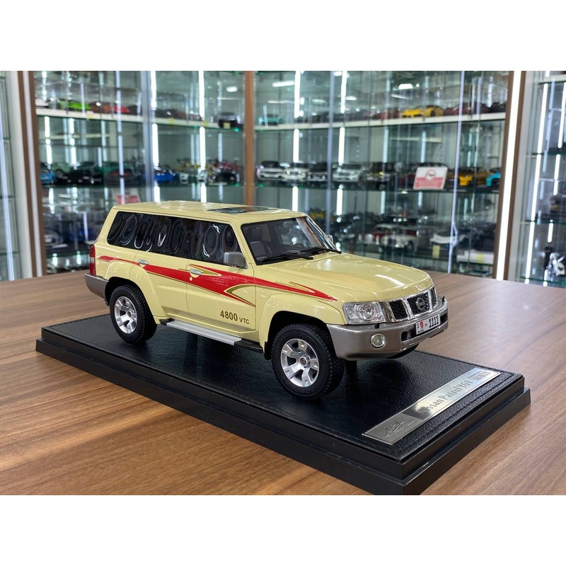 1/18 Resin Nissan Patrol Safari Y61 Custom Beige IVY Models Scale Model Car