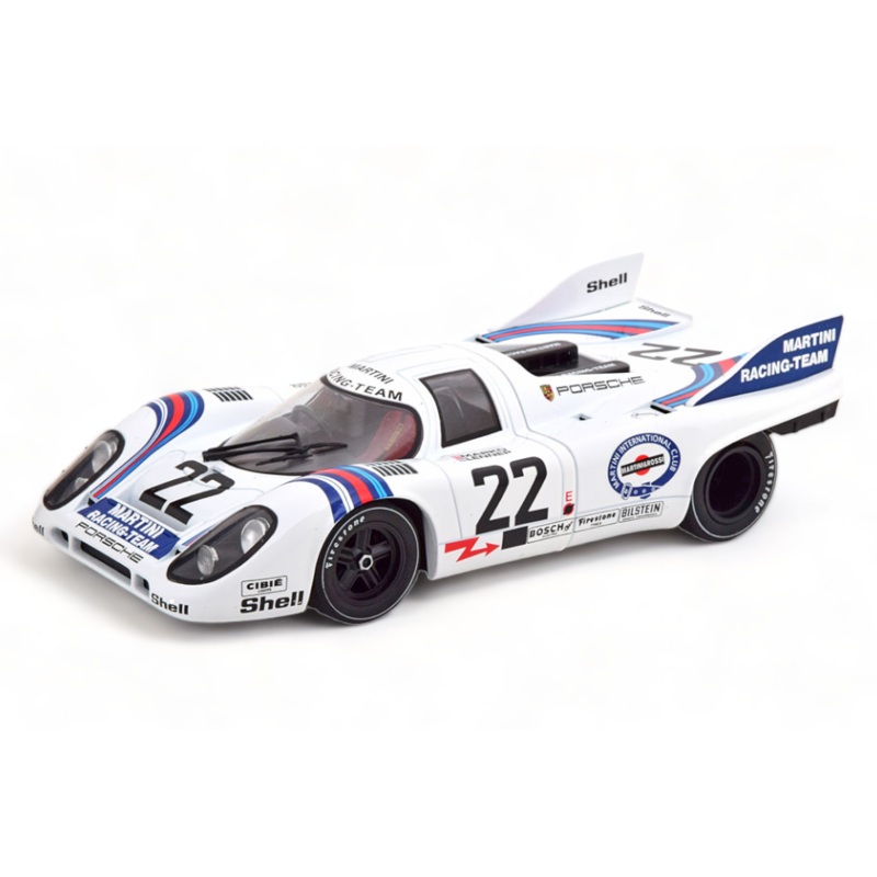 KK Scale Porsche 917 K #22 Martini Racing Winner Le Mans 1971 White 1:18