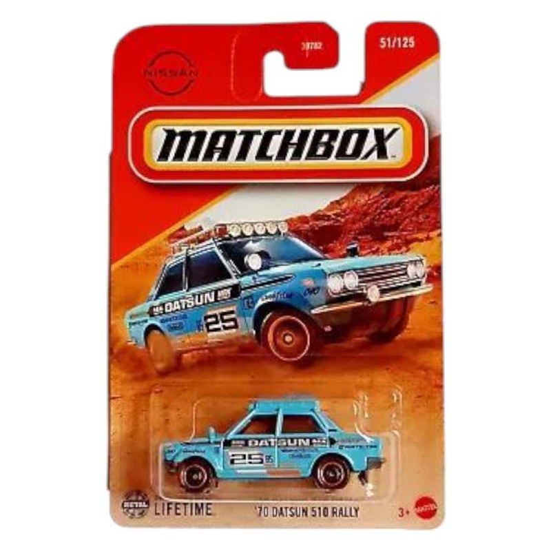 Matchbox 70 Datsun 510 Rally mainline imported 1:64 scale