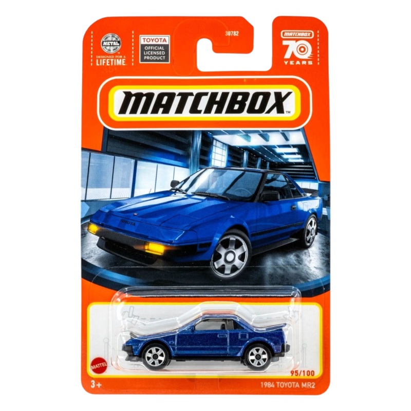 Matchbox Pre-Owned 70 Years Anniversary 1984 Toyota MR2 Mainline 1:64 Scale