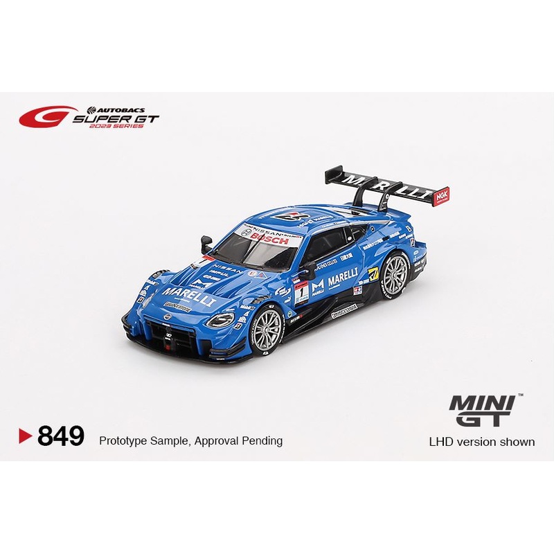 Mini GT 1/64 Nissan Z GT500 #1 MARELLI IMPUL Z TEAM IMPUL 2023 SUPER GT SERIES