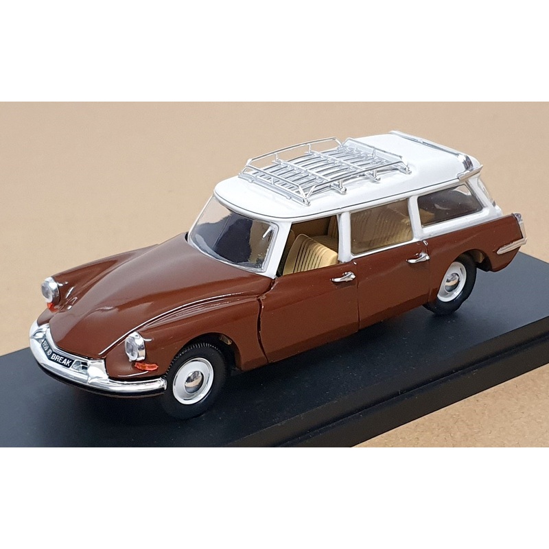 Rio 1/43 Scale Diecast No. 99 - 1958 Citroen ID 19 Break - Brown/White