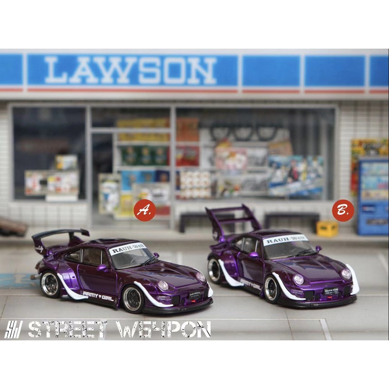 Street Weapon 1/64 RWB993 Flash Purple