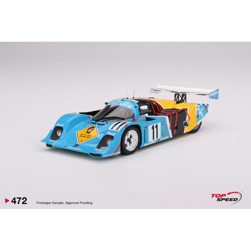Topspeed Porsche 962 CK6 #11 Porsche Kremer Racing 1990 Le Mans 24 Hrs 1:18