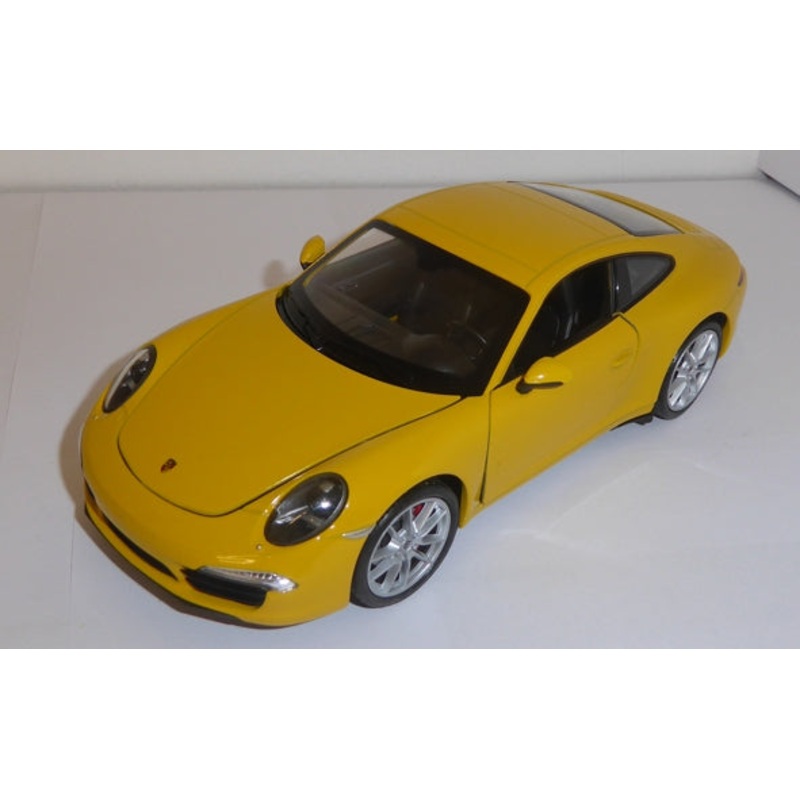 Welly Porsche 911 Yellow - 1:24 Scale