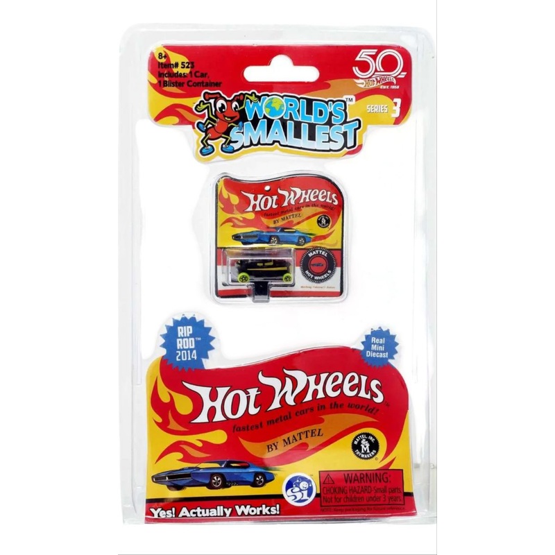 World's Smallest Hot Wheels RIP Rod 2014 Diecast Car