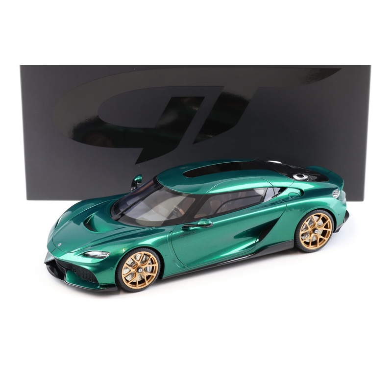 GT Spirit 2024 Koenigsegg Gemera Racing Green w/ Gold Wheels 1:18