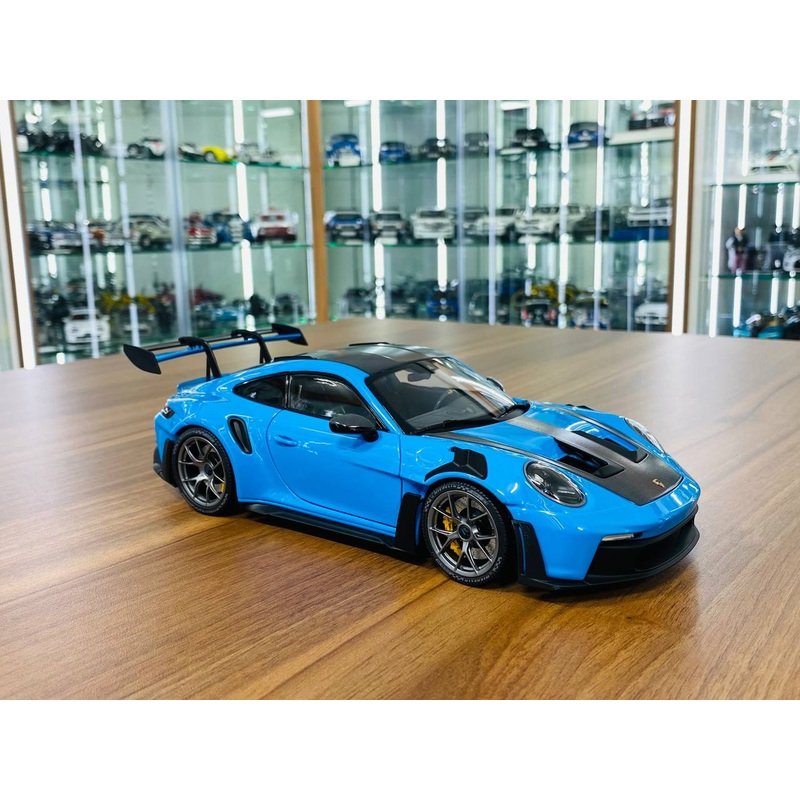 1/18 Diecast Full Opening - Minichamps Porsche 911 GT3 RS 2024 (Blue)