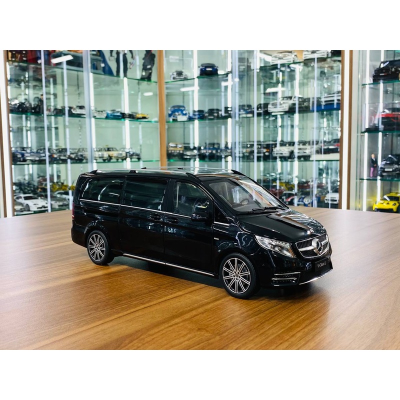 1/18 Diecast Mercedes-Benz V-Class L Black Norev Scale Model Car