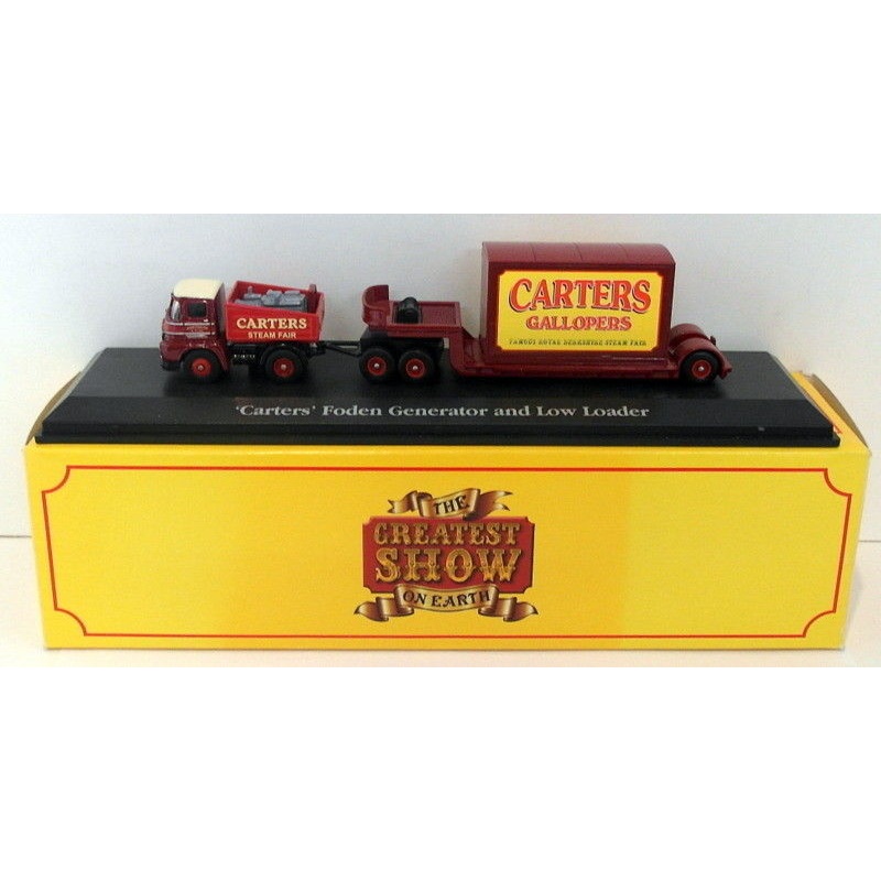 Atlas Editions Appx 1/76 Scale 4 654 101 Foden Generator & Low Loader - Carters