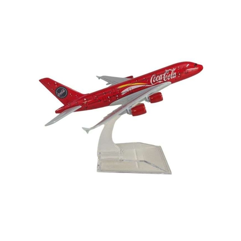Diecast Airplane coca cola Aircraft model (Scale 1:400)