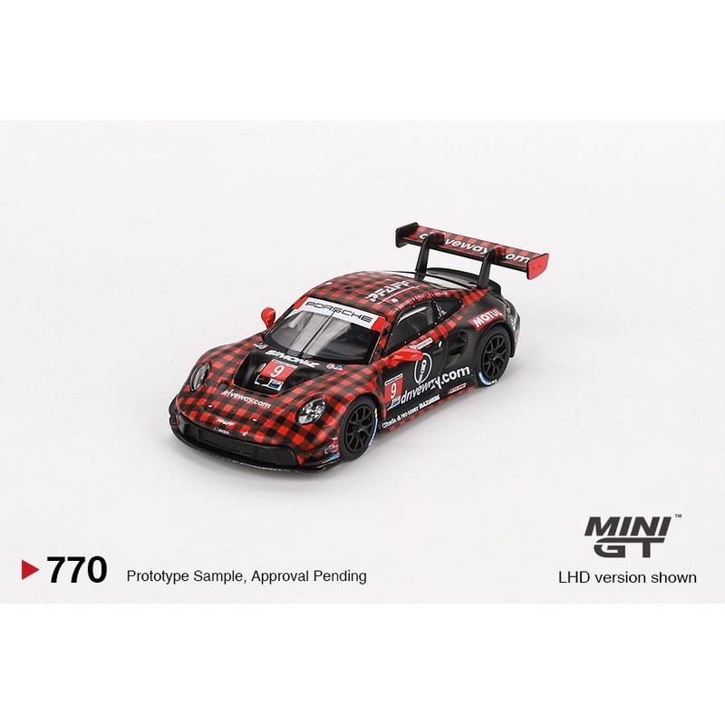 Mini GT 1/64 Porsche 911 GT3 R #9 GTD PRO  Pfaff Motorsports  IMSA 2023 Sebring 12 Hrs. Winner