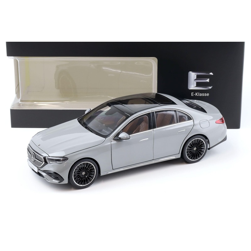 Norev 2024 Mercedes-Benz E-Class AMG Line (W214) Alpine Grey 1:18 DEALER EDITION