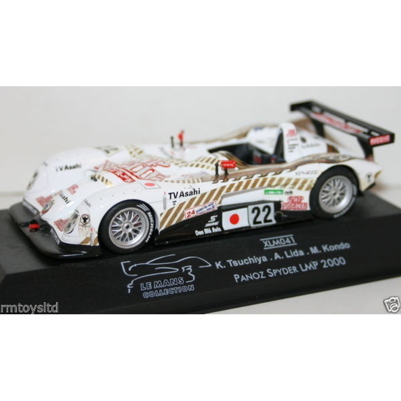 ONYX 1/43 SCALE - XLM041 - PANOZ SPYDER LMP 2000 - TSUCHIYA / LIDA / KONDO