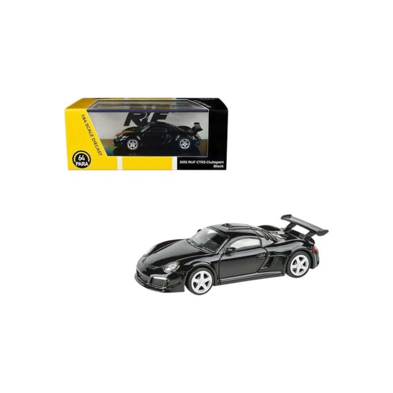 Para 64 2012 RUF CTR3 Clubsport Black 1:64 Scale Diecast
