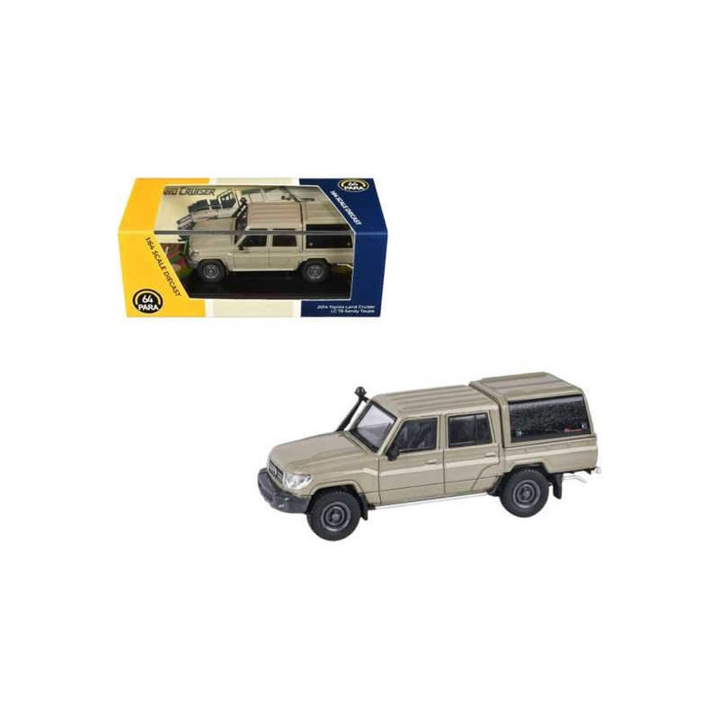 Para64 2014 Toyota Land Cruiser LC79 Sandy Taupe 1:64 Scale Diecast