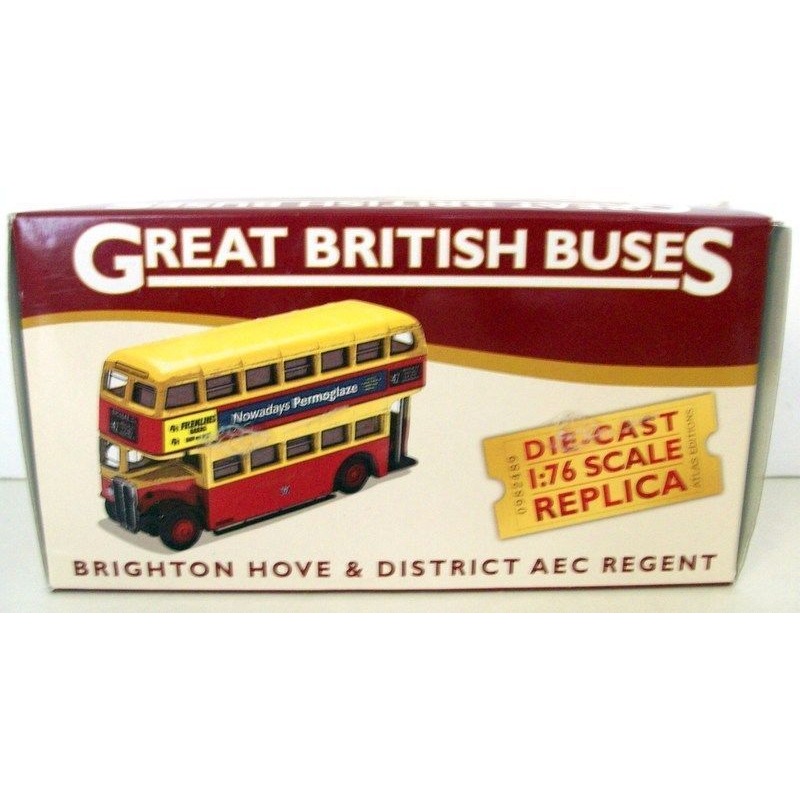 ATLAS 1/76 - 4 655 110 BRIGHTON HOVE & DISTRICT AEC REGENT