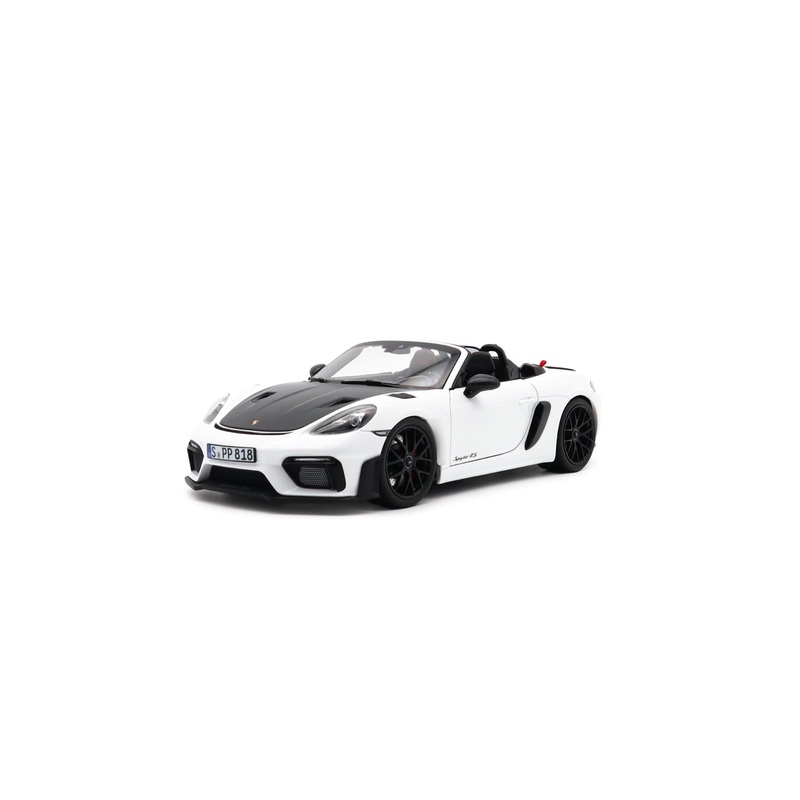 Norev 2023 Porsche 718 Spyder RS w/ Weissach Package White 1:18