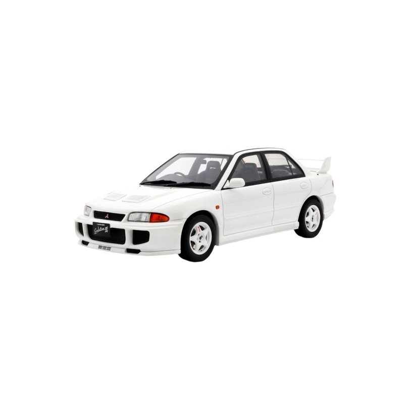 Otto 1995 Mitsubishi Lancer EVO III Hardtop White 1:18 RESIN, SEALED