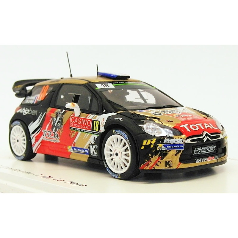 Spark 1/43 Scale S4513 - Citroen DS3 WRC #18 - 47th Monte Carlo 2015