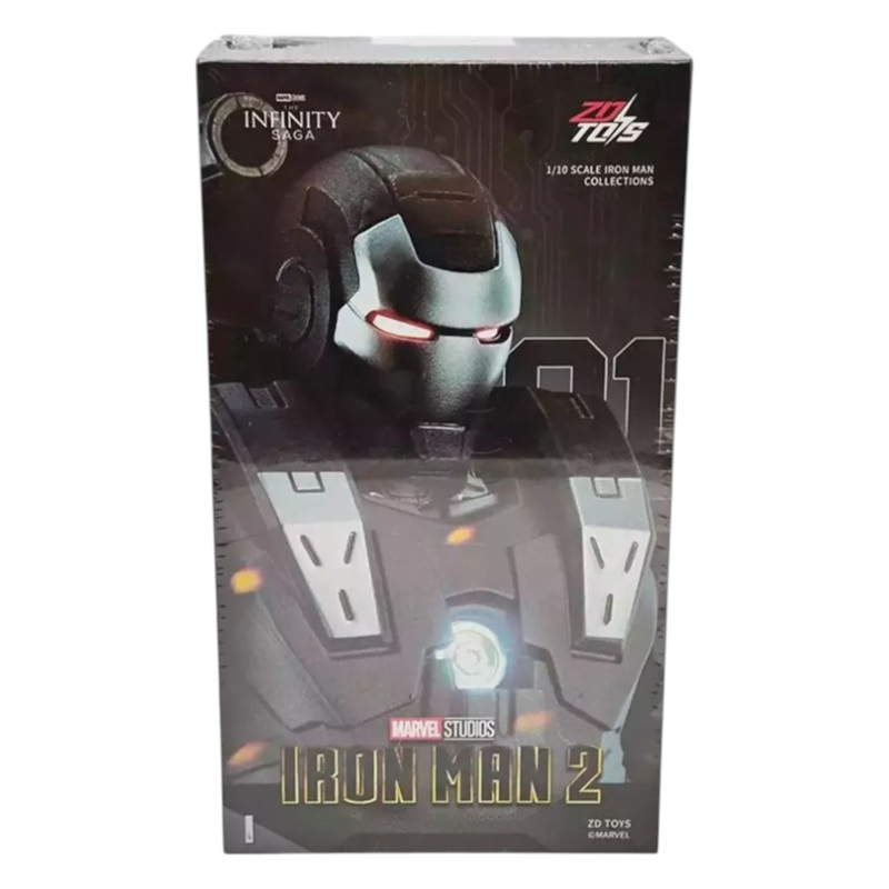 ZD Toys Marvel Studios The Infinity Saga Iron Man 2 MK1 Action Figure 1:10 Scale (Size-7 Inch)