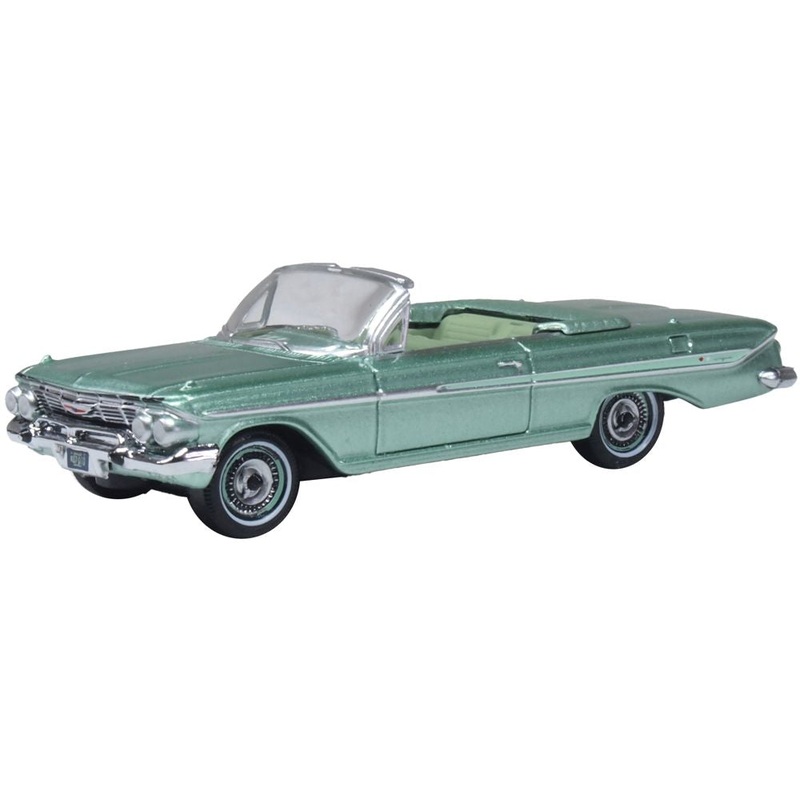 1961 Chevrolet Impala Convertible Arbor Green 1:87