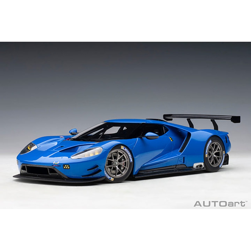 AUTOart 2017 Ford GT Le Mans Plain Color Version Lightning Blue 1:18
