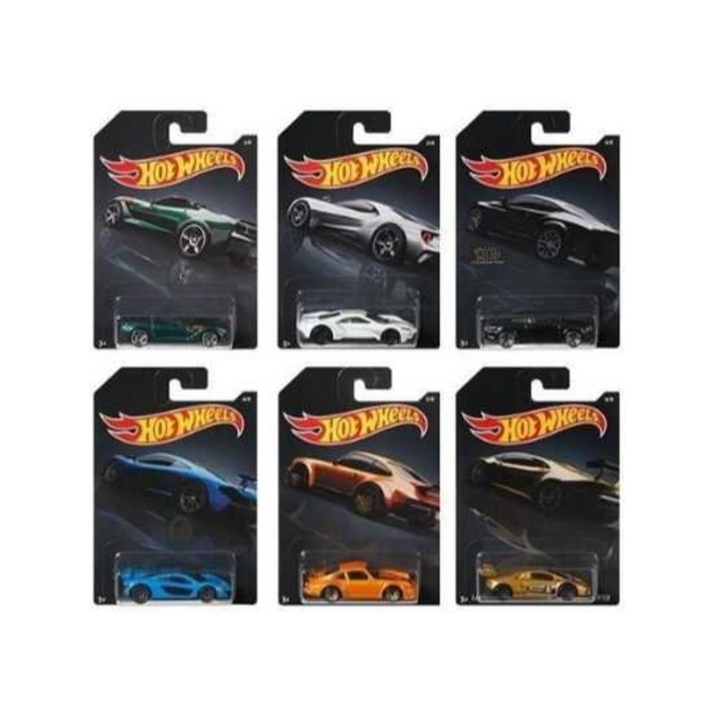 EXCLUSIVE Hotwheels Super cars Exotics Series set of 6