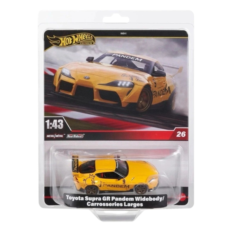 HotWheels Toyota Supra GR Pandem Widebody/Carrosseries Larges Imported Premium 1:43 Scale (With Protector)