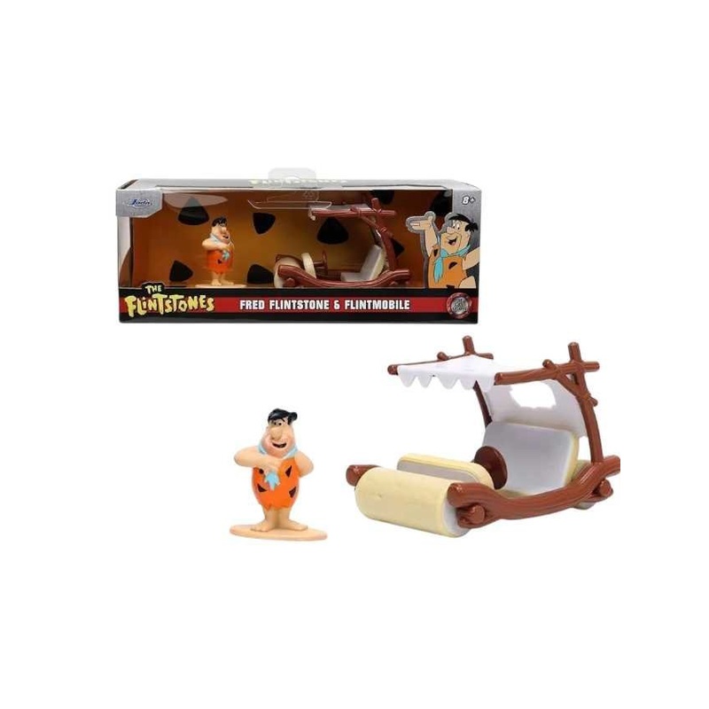 Jada fred flinstone and flintmobile 1:32