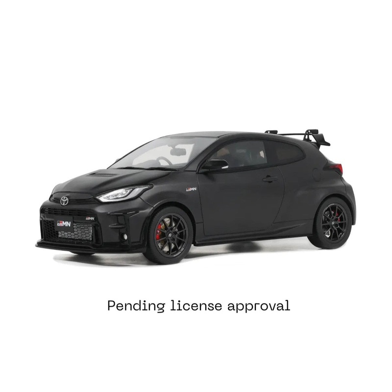 Otto 2022 Toyota Yaris GR (Circuit Pkg) RHD Matte Black 1:18