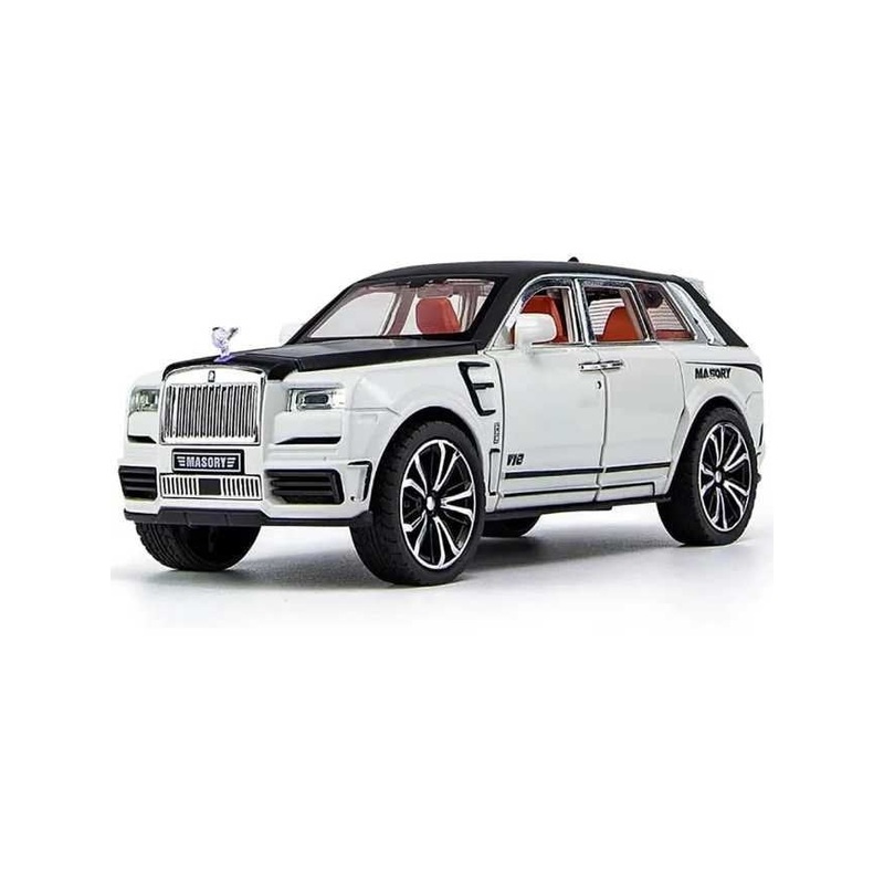 Rolls Royce 1:32 Die Cast Metal Car Cullinan Model Car Light Sound Pull Back