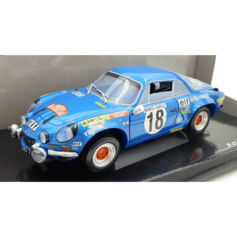 Solido 1/18 Scale Diecast 9065 - Alpine A110 1800 Rallye #18 RMC 1973