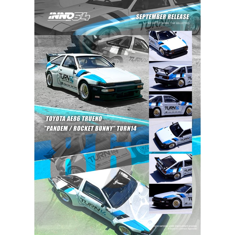 [ETA:  Oct 2023 ] Inno64 1/64 TOYOTA AE86 SPRINTER TRUENO TURN14 PANDEM / ROCKET BUNNY