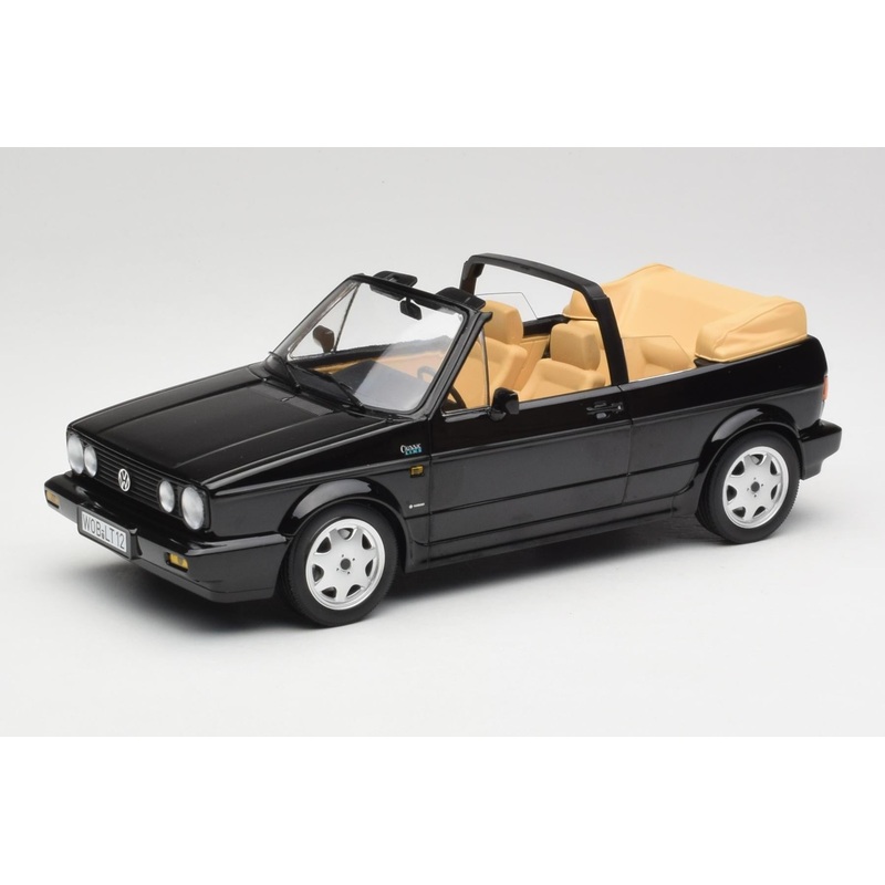 Norev 1992 Volkswagen Golf MK I Cabriolet Black 1:18